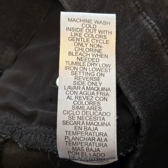 Democracy Ab Solution Jeans Womens Size 10 Black Pull On Glider Ankle Length NWT - Picture 5 of 13